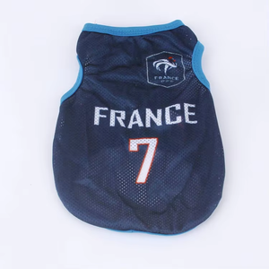 Gran oferta de ropa para mascotas, camisetas para perros, chaleco, camisetas de fútbol de <span class=keywords><strong>baloncesto</strong></span> de lujo, ropa para fanáticos, chalecos de malla de verano para perros y gatos - Product Image 4