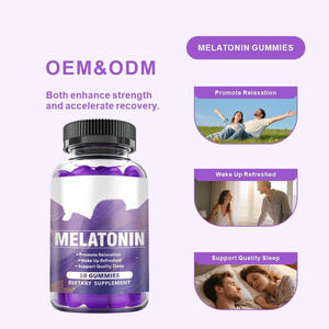 Fornito in fabbrica Private Label naturale aiuto per dormire integratore di melatonina Gummies per adulti dosaggio sonno essenziale vitamine gommose - Product Image 2