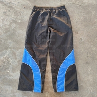 YSJY set pakaian olahraga kustom pria, setelan Jogging penahan angin nilon bergaris untuk pria