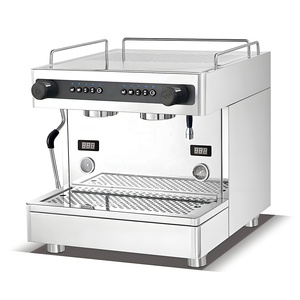 Cafetera Espresso Semiautomática Comercial de Alta Potencia con Bomba Rotativa Italiana Profesional y Doble Pantalla de Medición - Product Image 2