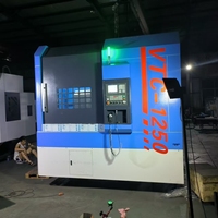 Torno CNC Vertical de Servicio Pesado VTC1250 con Control GSK, un Solo Husillo y Centro de Torneado con Eje C
