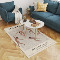Henri Matisse die Tanz ausstellung Poster Moderne Teppiche Luxus Wohnzimmer Große benutzer definierte Teppich und Teppiche