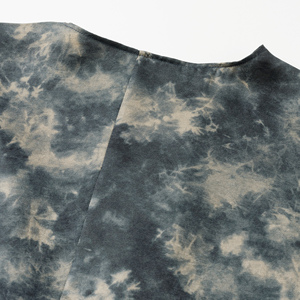 <span class=keywords><strong>Robe</strong></span> longue en <span class=keywords><strong>soie</strong></span> de mûrier 100% pour femme, col en V, tie-dye, manches volantées, imprimé abstrait, élégante, haut de gamme, <span class=keywords><strong>fluide</strong></span>, pour l'été - Product Image 3
