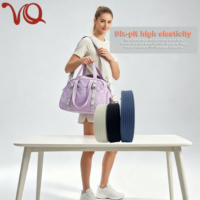 Sangle en polyester extensible personnalisée de 1,5 pouce à 6 nervures pour sac à main, sangle pour bagages, sangle à haute élasticité