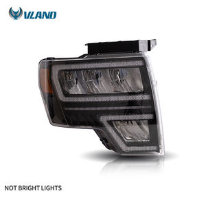 VLAND ไฟหน้า LED แบบเต็มหน้า,ไฟ XL STX <span class=keywords><strong>XLT</strong></span> FX2 FX4 SVT Raptor Lariat Platinum <span class=keywords><strong>2009</strong></span>-2014สำหรับ <span class=keywords><strong>Ford</strong></span> F150 - Product Image 6