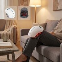 Kabelloses Vibrations-Kniemassagegerät mit Wärmefunktion und Rotlichttherapie 620-650 nm