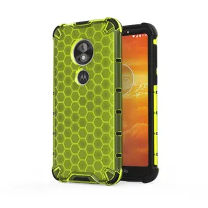 Telefon hülle Fabrik Honeycomb Telefon Smartphone Abdeckung 2 In 1 PC Estuches Para Celular für Motorola Moto E5 Play Go G8 Plus G6