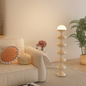 Lampadaire de jardin de luxe nordique, style calebasse danoise, protection oculaire pour enfants, idéal pour les diffusions en direct et la décoration de fond - Product Image 5