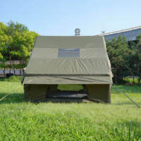 Abri solaire gonflable pour le glamping, facile à installer, 4 saisons, moustiquaire, cabane, tente de camping gonflable imperméable