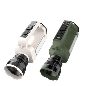 Solar Powered Handheld Flashlight CH23063 5W 2400mAh <b>LED</b> <b>Work</b> <b>Light</b> Outdoor Camping Lamp - Product Image 3