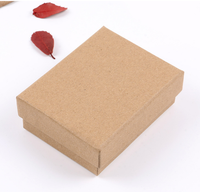 China Benutzerdefiniertes Logo Kleine Flache Geschenk-Schmuckbox Verpackung Mini Papier-Kartonbox Mit EVA