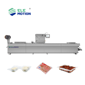 La máquina de envasado al vacío de termoformado Elemotion para dátiles y carne de res sacudida fácil de operar conserva la frescura en las bebidas - Product Image 1