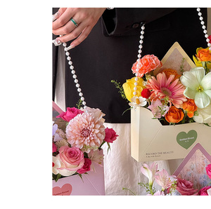 Scatola per Fiori Stile Instagram, Confezione per Lettera d'Amore, <span class=keywords><strong>Cartone</strong></span> Bianco Fai-da-Te per San Valentino - Product Image 5
