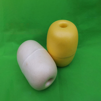 Mini flotteur de pêche en Pvc, matériel de pêche en mousse pour perche légère, accessoires pour filet branchies coulissant, bouée flottante commerciale rotomulée