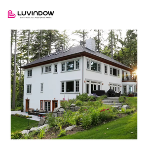 Tùy Chỉnh Thực Hiện Màu Trắng Bằng Gỗ Pháp Cửa Sổ Cửa Sổ Thiết Kế Hiện Đại Trang Trí Nướng Đu Mở Chống Trộm Louver Cho Khách Sạn - Product Image 3