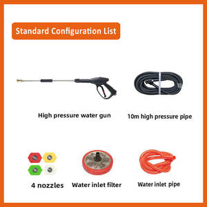 Nettoyeur haute pression avec accessoires-Kit complet pour le nettoyage de la voiture, de la <span class=keywords><strong>moto</strong></span>, de la clôture et du toit Lave-auto haute pression - Product Image 6