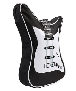 Borsa per chitarra elettrica per chitarristi zaino DEDO per studenti di musica in pelle sintetica per uso quotidiano - Product Image 3