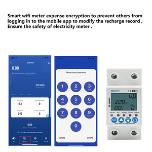 Medidor de Energía Eléctrico Inteligente WiFi con APP, Protector de Sobretensión y Baja Tensión, Dispositivo de Relé, Interruptor, Medidor de Energía en KWh - Product Image 6