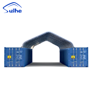 Tente de conteneur de qualité industrielle, structure <span class=keywords><strong>en</strong></span> acier, conception modulaire, installation rapide pour le stockage, l'agriculture et l'<span class=keywords><strong>abri</strong></span> temporaire - Product Image 1
