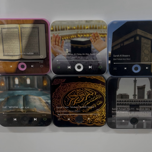 Magnet Kulkas Al-Quran Musik DIY Custom, Pemutar Al-Quran Foto Pribadi dengan Musik Gaya Art Deco untuk Pernikahan - Product Image 1