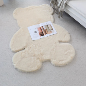 <span class=keywords><strong>Tapis</strong></span> moelleux en forme d'ours mignon, <span class=keywords><strong>tapis</strong></span> en peluche doux pour la chambre des enfants, le salon et la chambre à coucher, <span class=keywords><strong>tapis</strong></span> en fourrure décoratif multicolore - Product Image 3