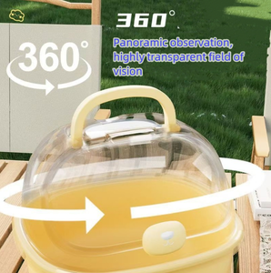 <span class=keywords><strong>Jaula</strong></span> para Hámsteres <span class=keywords><strong>de</strong></span> Acrílico Transparente, <span class=keywords><strong>Jaula</strong></span> Especial para Hámsteres con Opción <span class=keywords><strong>de</strong></span> Salida, <span class=keywords><strong>Jaula</strong></span> para Hámsteres Golden Thread Bear - Product Image 2