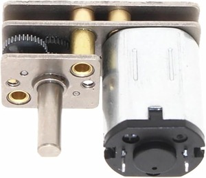 Moteur à engrenages GM1024-N20 en acier, structure en L, 10 * 24 mm, N20 6V 12V (1 rapport 100, 3V 0,5W) - Product Image 3