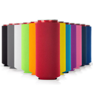 Enfriador de latas delgado de 12 oz con logotipo personalizado, funda aislante de neopreno, bolsa enfriadora de latas de cerveza fría, sublimación para latas - Product Image 1