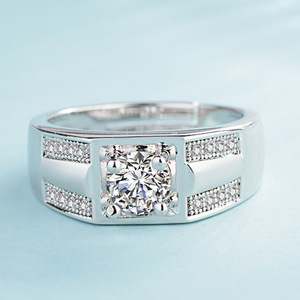 Nouvelle Arrivée Bague de Mariage Ajustable pour Couple, Zircon, Prix de Gros, pour la Saint-Valentin - Product Image 2