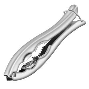 ที่เปิดเปลือกวอลนัทอัตโนมัติ สแตนเลส 304 พร้อมสปริงยืดกลับอัตโนมัติ ที่เปิดเกาลัดอเนกประสงค์ ที่บดถั่วสำหรับใช้ในครัวเรือน - Product Image 4