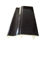 Plinthe en PVC/SPC à effet bois, ligne décorative pour sol, accessoire de sol, lignes décoratives imperméables et durables H80MM