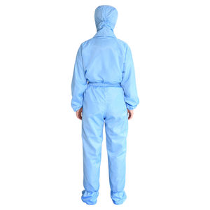Tuta Antistatica CAMCLEAN <span class=keywords><strong>ESD</strong></span> con Cappuccio per Camera Bianca, Abbigliamento Stile Tuta Prodotta in Cina - Product Image 6