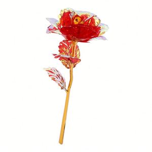 Glamorous Gold Foil <b>Rose</b> Craft - Elegant <b>Artificial</b> Flower for Special Occasions & Gift by OEM - Product Image 5