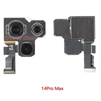 Module de caméra arrière principal de remplacement IPARTS pour iPhone 14 Plus Pro Max, pièces de réparation flexibles OEM