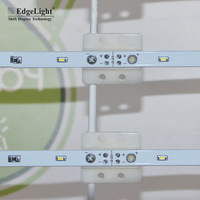 Bande lumineuse à LED 3014 diffuseur de lumière 12V IP20 pour caisson lumineux publicitaire, barre lumineuse enroulable en alliage d'aluminium haute luminosité 6500K