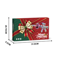 Pistolet à Graffiti de Noël en Plastique Électrique avec Lumières LED, Sons et Effet de Brume pour Enfants de 5 à 7 Ans – Idéal pour Fêtes de Noël, Jeux Intérieurs et Extérieurs
