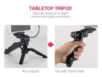Kit de vlogging professionnel avec trépieds, microphone sans fil, lumière LED et perche à selfie - pour influenceurs