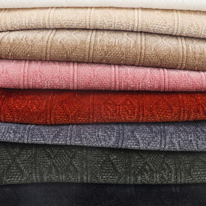 Tela Chenilla de 410 g/m², Tela de Jacquard Elástica de Poliéster y Spandex para Ropa de Invierno para Mujer - Product Image 3