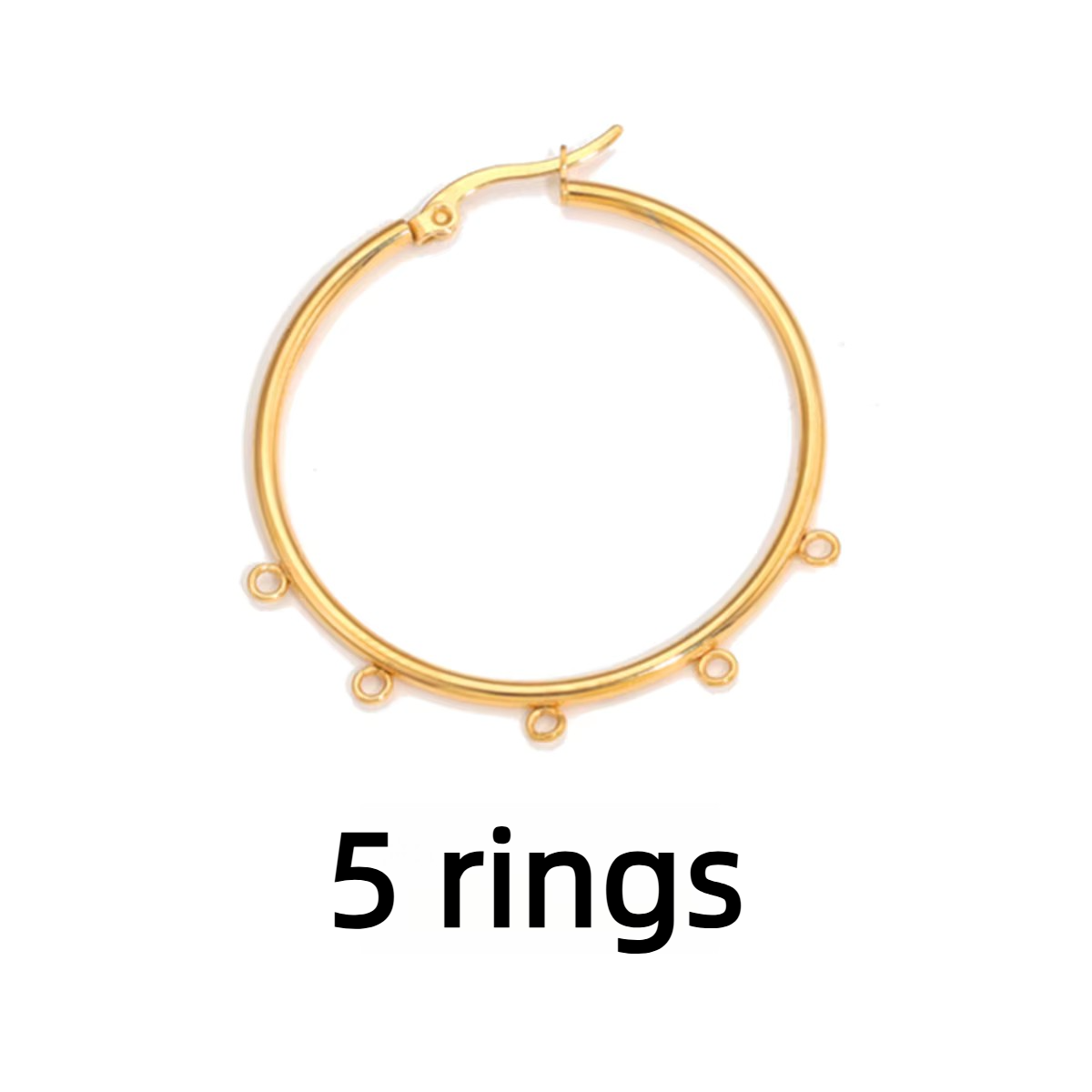 Avec 5 anneaux - or [simple 2,9g]