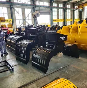 Mundial braçadeira selectora, braçadeira para pedra 4-40t, 1800 kg de controle e demolição hidráulica