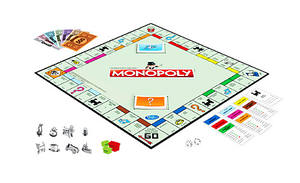 Monopoli personalizado Flujo de efectivo Jugar <span class=keywords><strong>Juego</strong></span> de cartas de diversión familiar Juegos de mesa Monopoli - Product Image 3