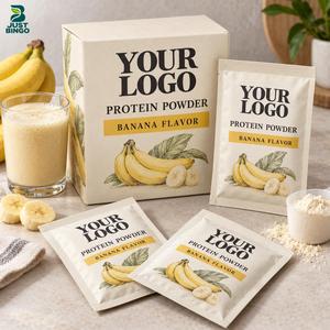 Poudre de protéines végétales en sachets de style Kraft provenant d'une usine HACCP pour l'approvisionnement en marque blanche - Product Image 1