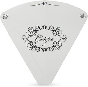 Conos de papel de periódico francés de tamaño mediano para servicio de alimentos Soportes ecológicos desechables para papas fritas u otros bocadillos - Product Image 5