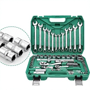 Kit d'outils de réparation automobile CR-V 46-216 pièces, qualité standard et industrielle, jeu de clés à douilles, boîte à outils manuels pour garage, vente en gros OEM pour réparation automobile - Product Image 3