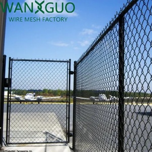 Economical Durable High Strength Galvanized Diamond <strong>Mesh</strong> Wire Chain Link <strong>Fence</strong> With Post - Product Image 2