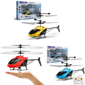 Mainan anak-anak populer pesawat induktif pesawat induktif helikopter remote control suspensi pesawat remote control