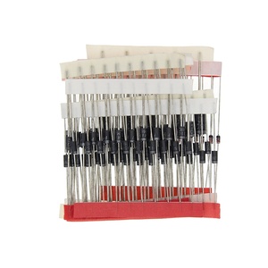 Kit de diodes assorties ROBOT 1N4148 1N4007 1N5819 1N5399 1N5408 1N5822 FR107 FR2078, 100 pièces, emballage à trou traversant, 5V F221 - Product Image 1