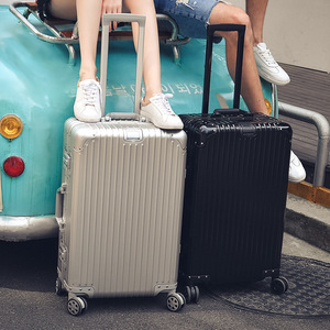 All Aluminum Magnesium Alloy Trolley Case 20 24 26 Inch Metal Business Luggage With <b>Lock</b> Universal Wheels Women Travel <b>Suitcase</b> - Product Image 3