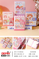 Vente en gros de carnet de notes de pages couleur Kawaii mignon enfants Anime écoliers dessin animé Pu lapin Mini cahier