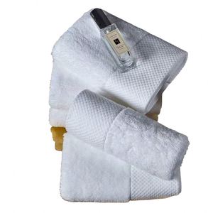 Customized Embroidered Logo White Knitted Disposable <b>Towels</b> <b>Sets</b> for Spa 100% Cotton Terry Luxury <b>Bath</b> <b>Towel</b> Hotel <b>Towels</b> - Product Image 2